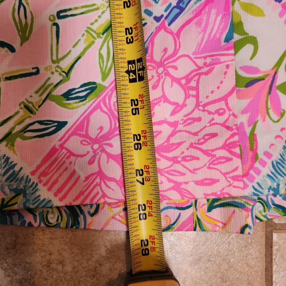 Lilly Pulitzer Shelli Stretch Dress Block Party Size 16 NWT Sweetheart Tie Back - Picture 7 of 10